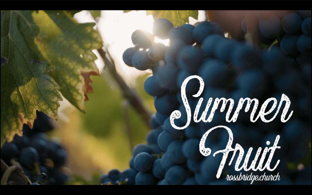Summer Fruit - Sermon Graphic